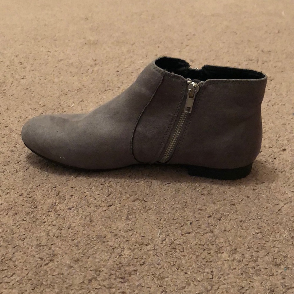 Grey booties